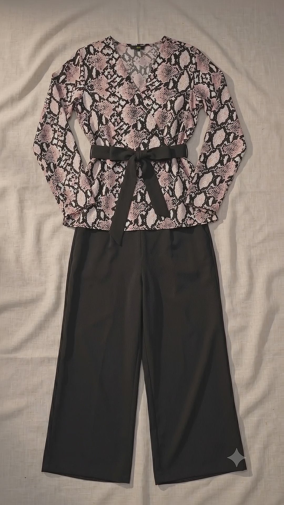 Modern Floral Printed Casual Jumpsuit